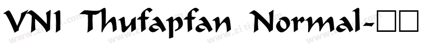 VNI Thufapfan Normal字体转换